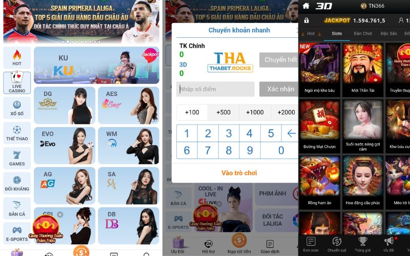 Hướng dẫn tham gia truy cập Slot game Thabet